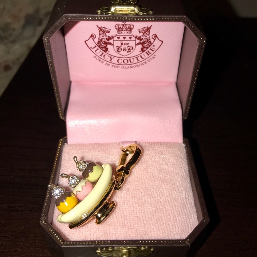 Juicy Couture ice cream sunday bracelet charm